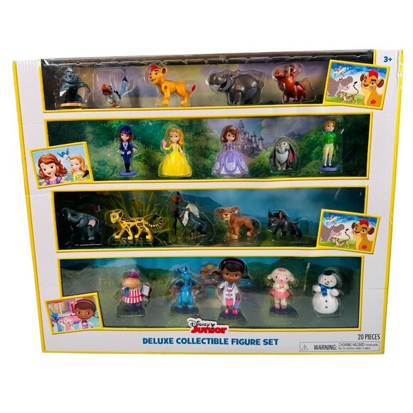 Disney Jr. Junior Deluxe Collectible Figure Set Sofia the 1st Doc McStuffin